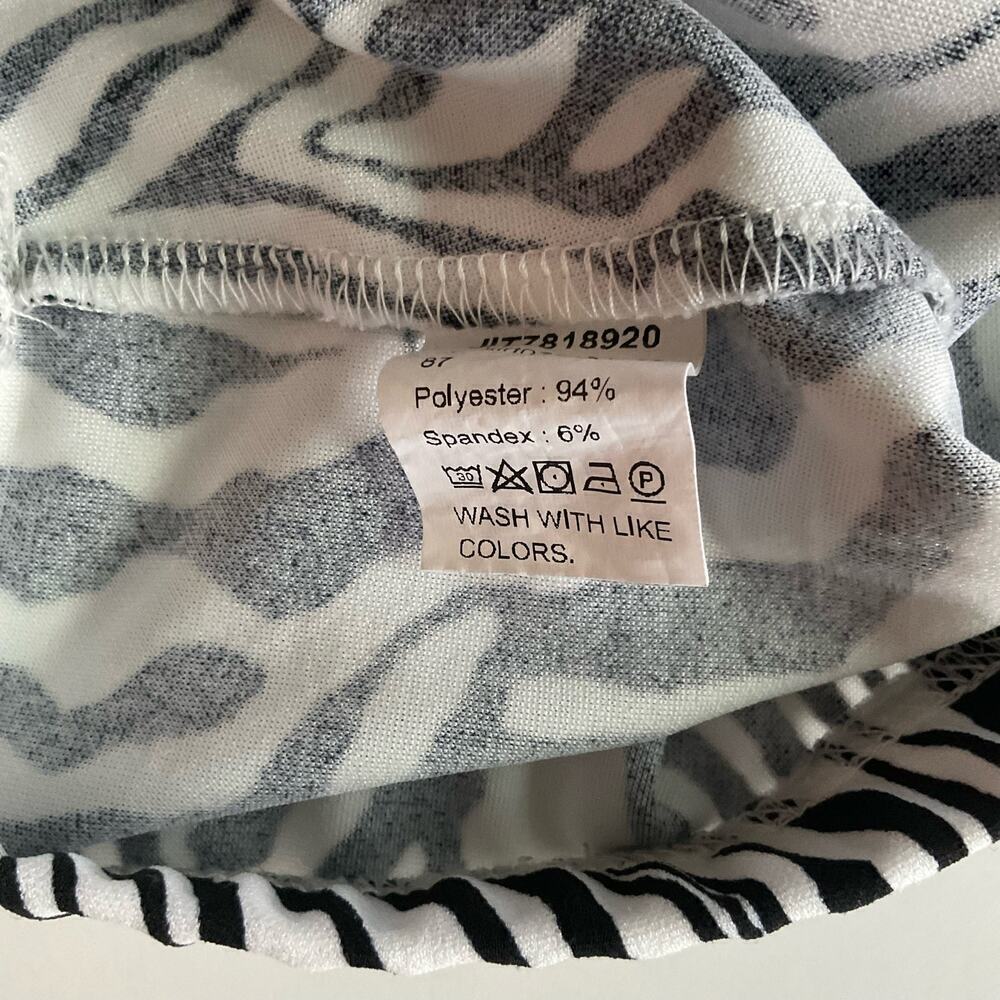 Zebra Mini Skirt - Picture 3 of 4